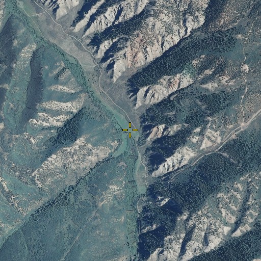 Aerial/Satellite Image of Tom Creek, CO