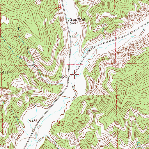 Topographic Map of South Canyon, CO