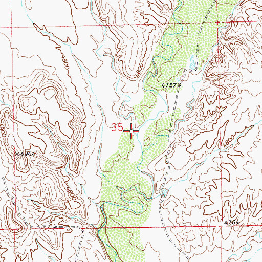 Topographic Map of Camp Gulch, CO