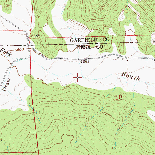 Topographic Map of McKay Fork, CO
