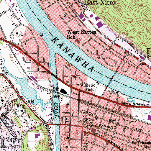 Topographic Map of Callihan House, WV
