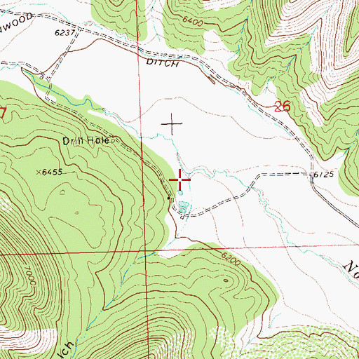 Topographic Map of Boldt Gulch, CO
