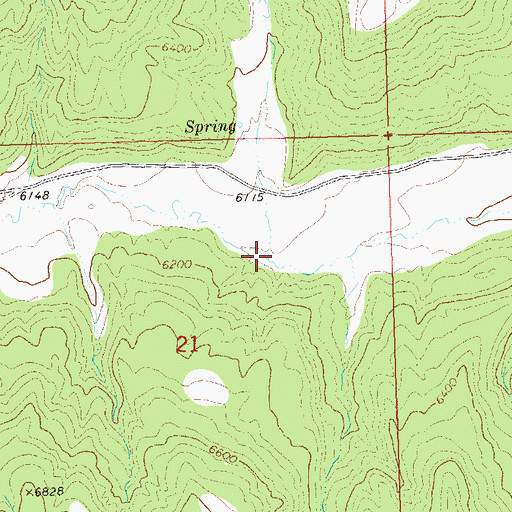 Topographic Map of Gothard Gulch, CO