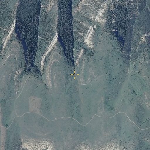 Aerial/Satellite Image of Wire Spring, CO