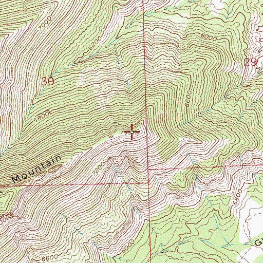 Topographic Map of Haystack Mountain, CO