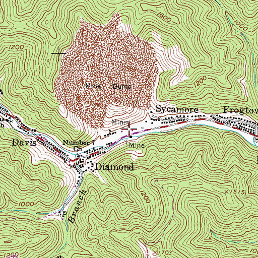 Topographic Map of Holden Central Elementary School, WV