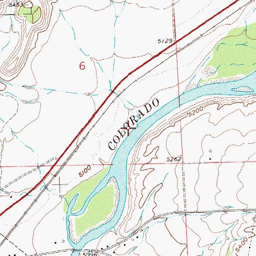 Topographic Map of Allenwater Creek, CO