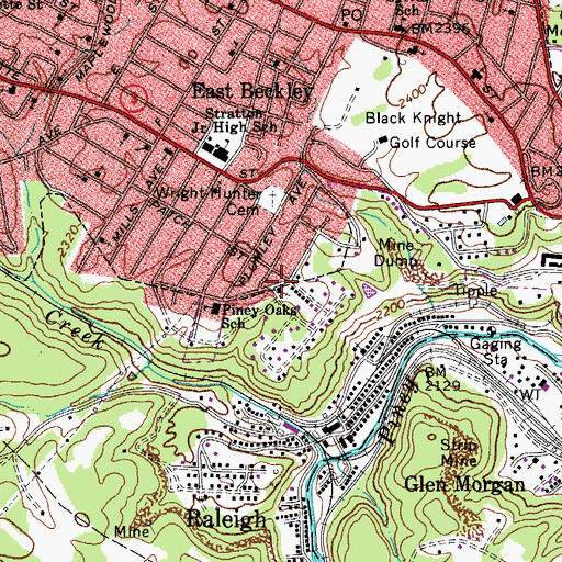 Topographic Map of Friendly Chapel Church, WV