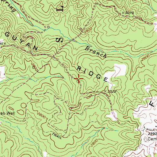 Topographic Map of Hatcher School (historical), WV