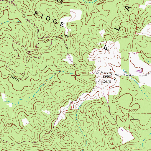 Topographic Map of Jewell School (historical), WV