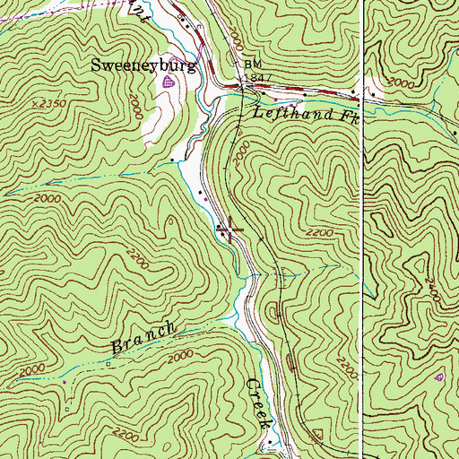 Topographic Map of Rooker School (historical), WV