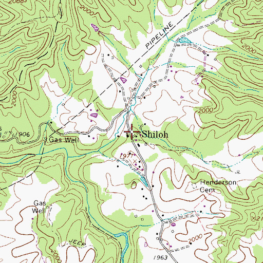 Topographic Map of Star School (historical), WV