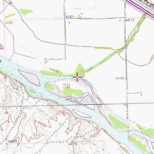 Topographic Map of Adobe Creek, CO