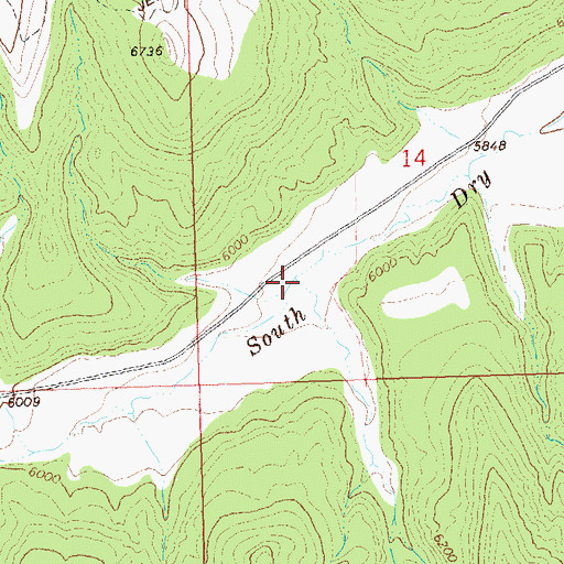 Topographic Map of Hancock Gulch, CO