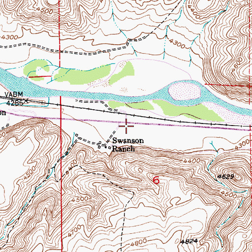 Topographic Map of John M Bozeman Historical Marker (historical), MT