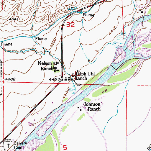 Topographic Map of Fort Thomas F Meagher (historical), MT
