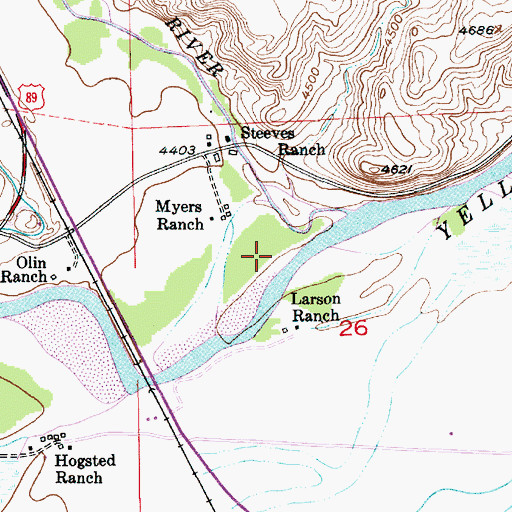 Topographic Map of Fort Ida Thoroughman (historical), MT