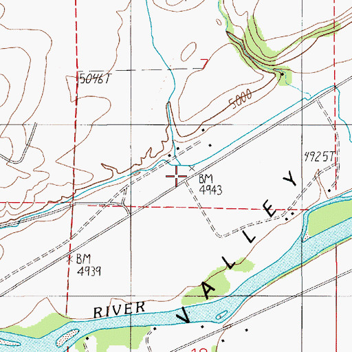 Topographic Map of Emigrant Post Office (historical), MT