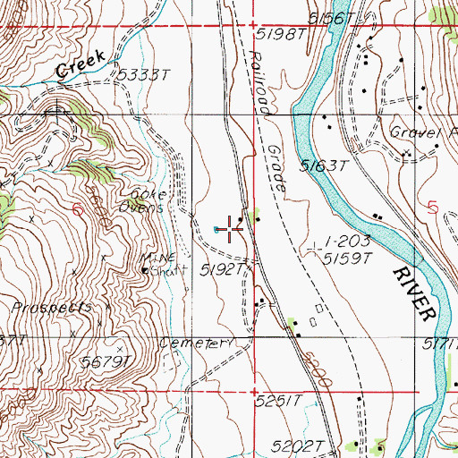 Topographic Map of Electric (historical), MT