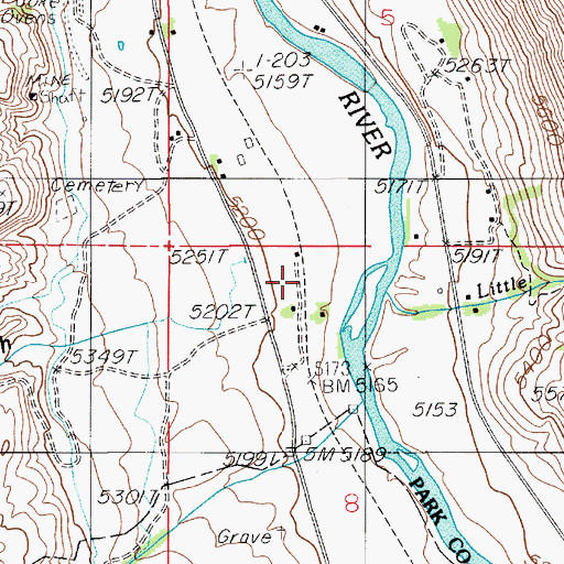 Topographic Map of Herron (historical), MT