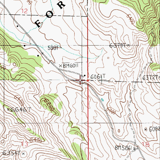 Topographic Map of Safely (historical), MT