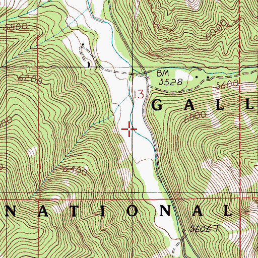 Topographic Map of Montanapolis Springs (historical), MT