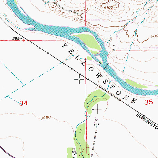 Topographic Map of Reynolds (historical), MT