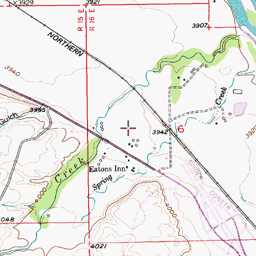 Topographic Map of Harrison (historical), MT