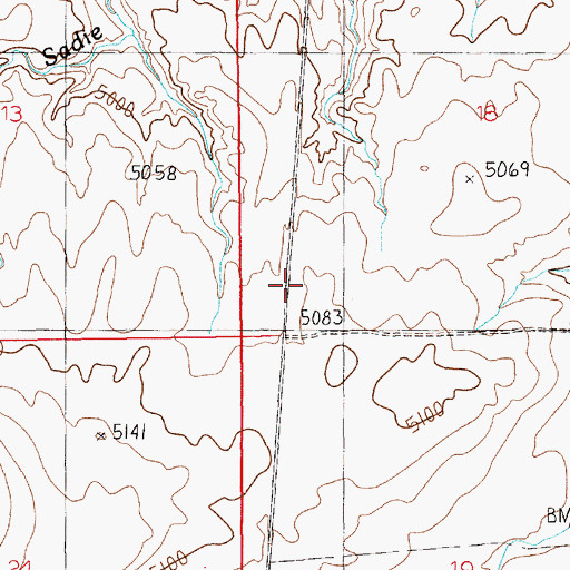 Topographic Map of Paradise Post Office (historical), MT