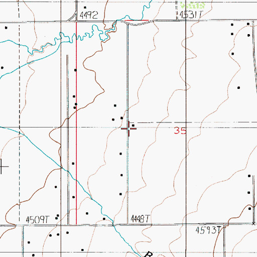 Topographic Map of Decker School (historical), MT