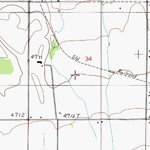Topographic Map of Chief Joseph Middle School, MT