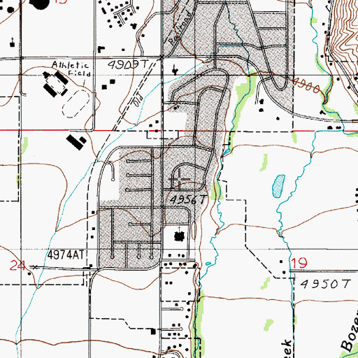 Topographic Map of South Park, MT