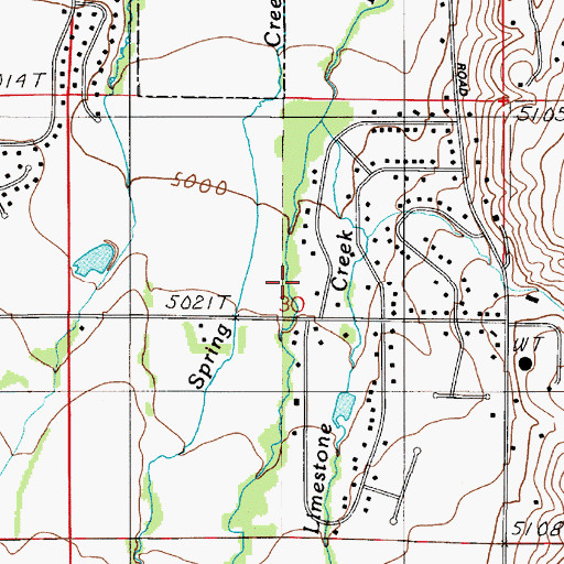Topographic Map of Gardner Park, MT