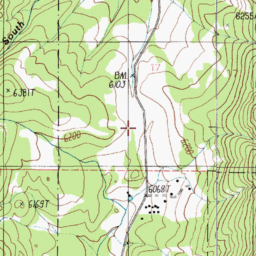 Topographic Map of Bridger Divide, MT