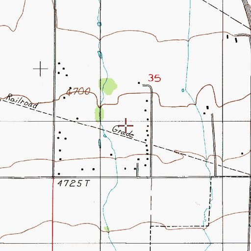 Topographic Map of Bozeman Christian School, MT