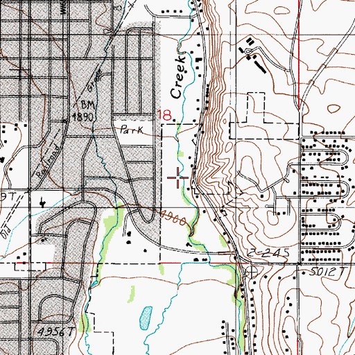 Topographic Map of Childrens School, MT