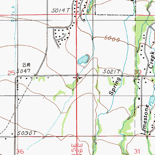 Topographic Map of Great Beginnings Montessori School, MT