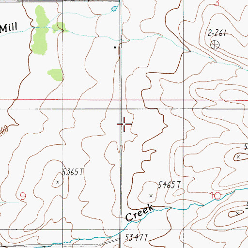Topographic Map of Duncan Post Office (historical), MT