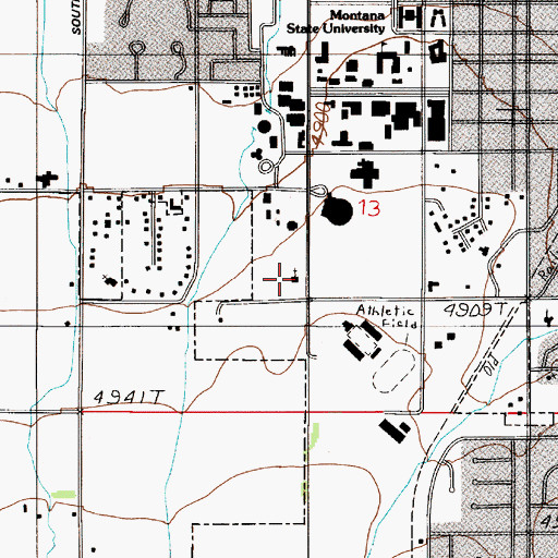 Topographic Map of Resurrection Parish, MT