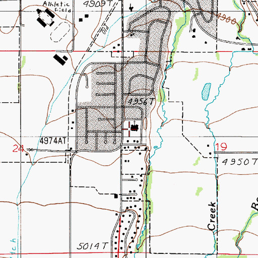 Topographic Map of The Church of Jesus Christ of Latter Day Saints, MT