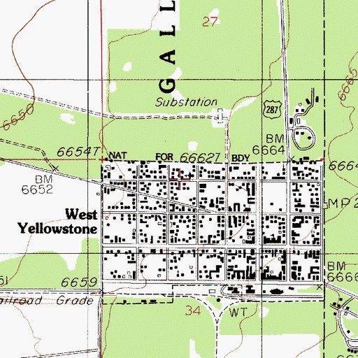 Topographic Map of The Church of Jesus Christ of Latter Day Saints, MT