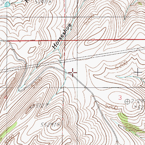 Topographic Map of Hillsdale Post Office (historical), MT