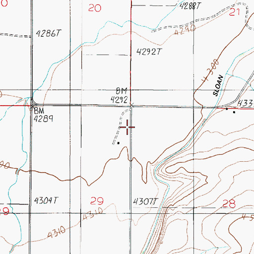 Topographic Map of Hyde Post Office (historical), MT