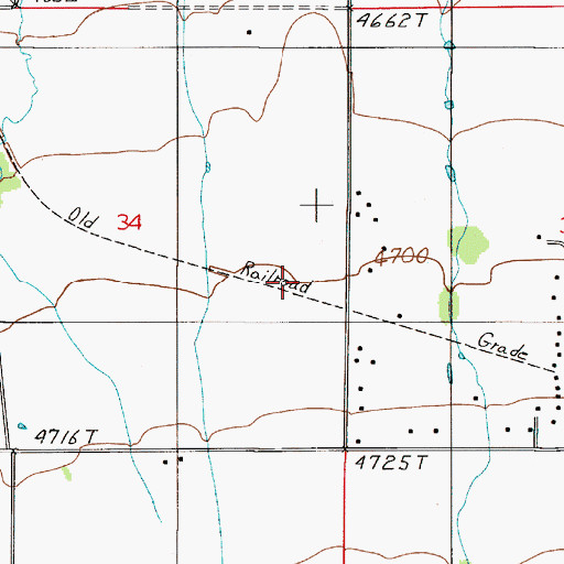 Topographic Map of Bisel (historical), MT