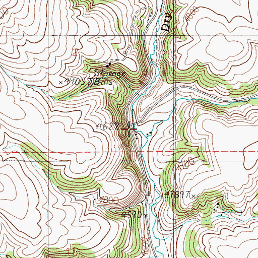 Topographic Map of Accola (historical), MT