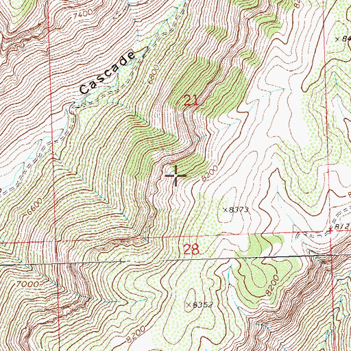 Topographic Map of Farmer Mutual Mine, CO