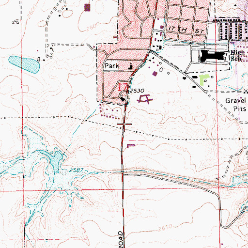 Topographic Map of Slowpitch Complex, MT