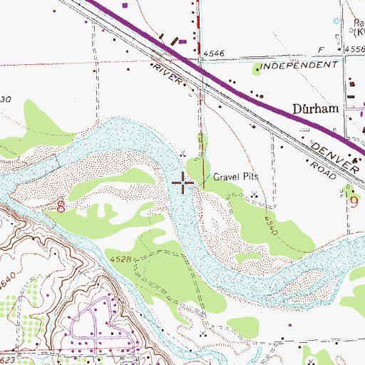 Topographic Map of Leach Creek, CO