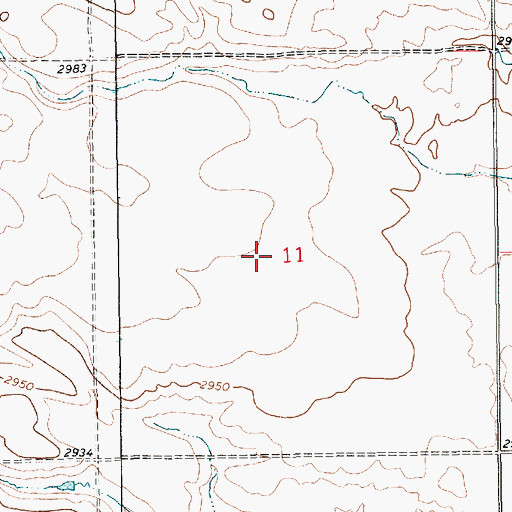 Topographic Map of Amos Post Office (historical), MT