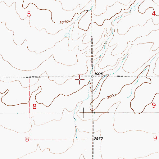 Topographic Map of Mabel Post Office (historical), MT